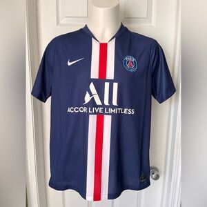 Mens Nike Dri Fit Paris Saint Germain Soccer Kit 19/20 Home Jersey